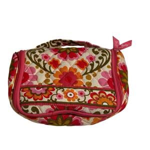 Vera Bradley Folkloric Boho Travel Hanging Cosmetic Jewelry Folding Organizer